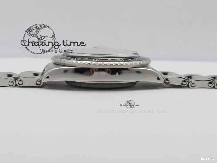 MiroTime 0114 RelaxedFit GMT-Master Vintage 1675 SS BP Best Edition Black Bezel White Markers A 3750